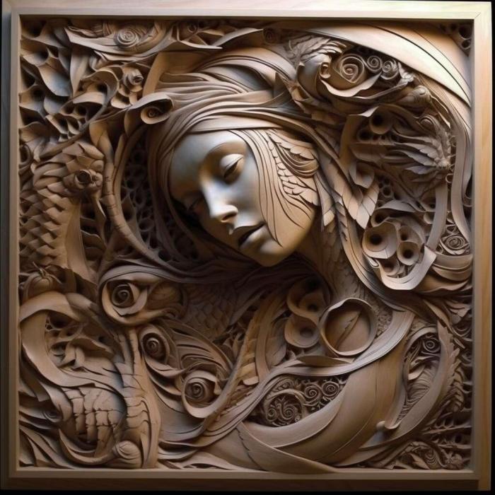 نموذج ثلاثي الأبعاد لآلة CNC 3D Art 